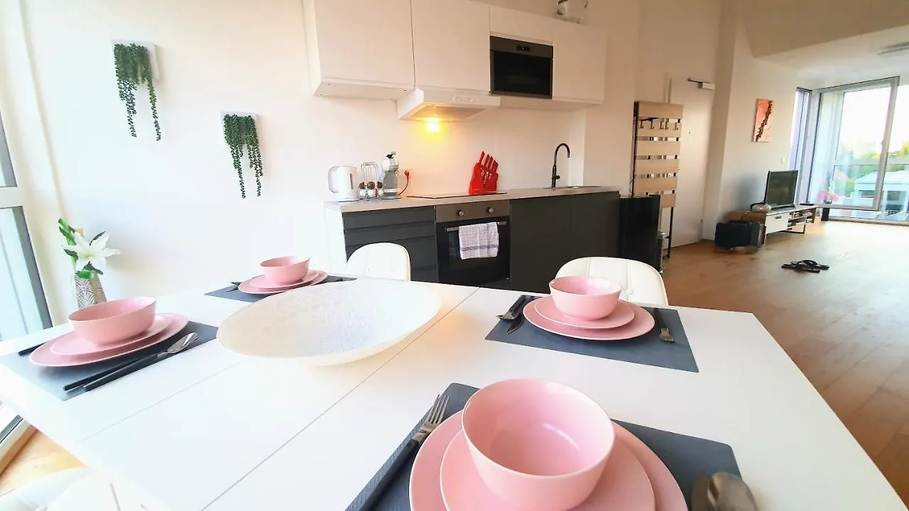 Rooftop Terrace, Free Garage Parking And Pool! Vídeň 0*,