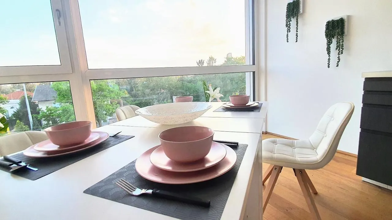Rooftop Terrace, Free Garage Parking And Pool! Wien Apartment
